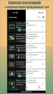 Английский разговорник Lite android App screenshot 7